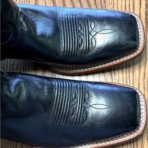 Nocona Boots. Black square toe